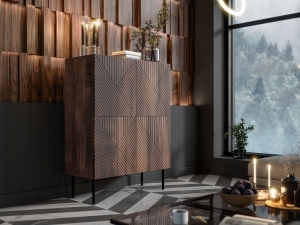 Комод ART DECO 4D орех грецкий