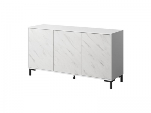 Комод Marmo 150 3D белый мат закрытая