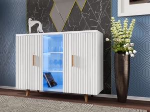 Комод Verona 120 1W2D белый мат