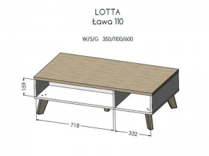 Стол Lotta 110 схема