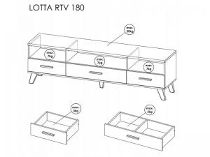 ТВ тумба Lotta 180 